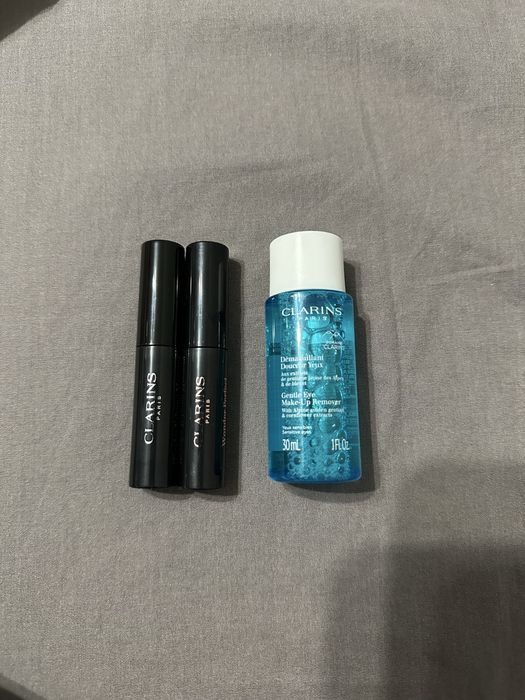 Туш та лосьйон для зняття макіяжу Clarins