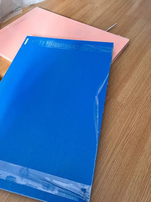 Placa acrilico azul 3mm para corte laser