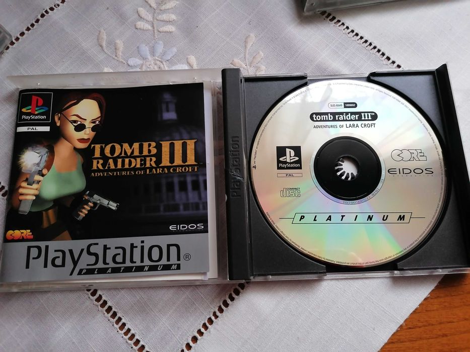 Jogo playstation 1 Tomb Rider III