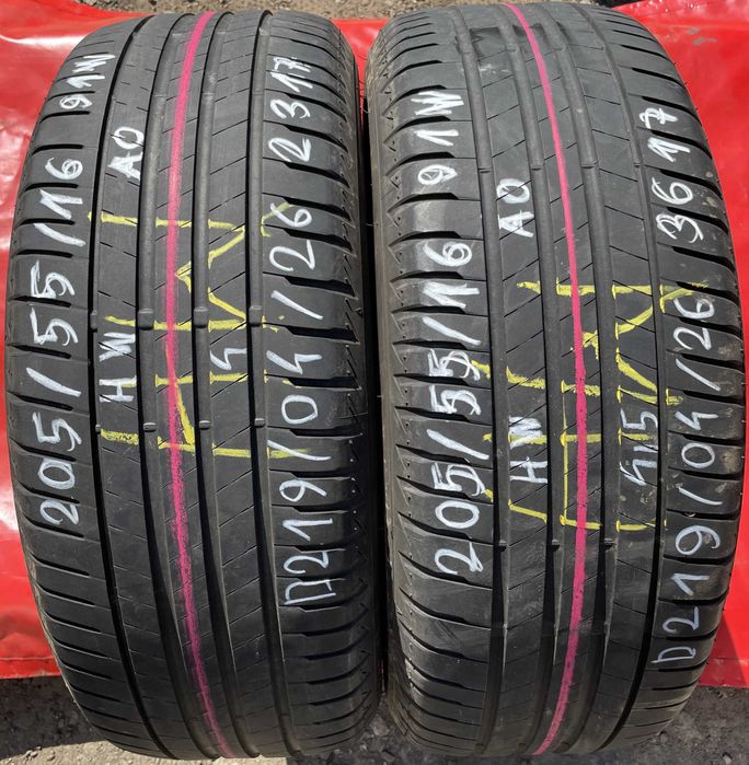 2szt. opony letnie 205/55R16 91W Bridgestone Turanza T005 {AO}