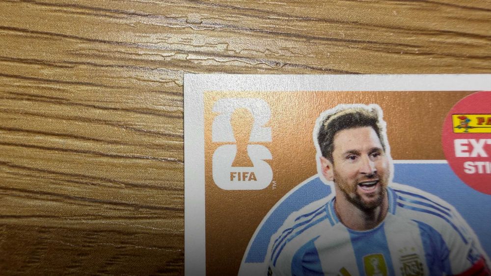 Екстра стікер Bronze Extra Sticker Messi (Мессі) Panini WORLD CUP 2026 Чемпіонат світу 2026/ЧМ 2026