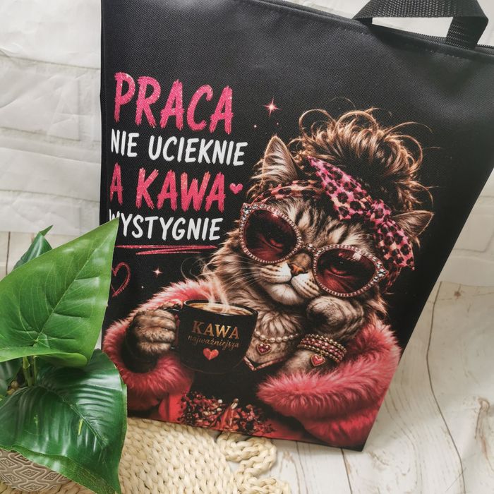 Torba na ramię, śmieszne napisy, wodoodporna, hanmade
