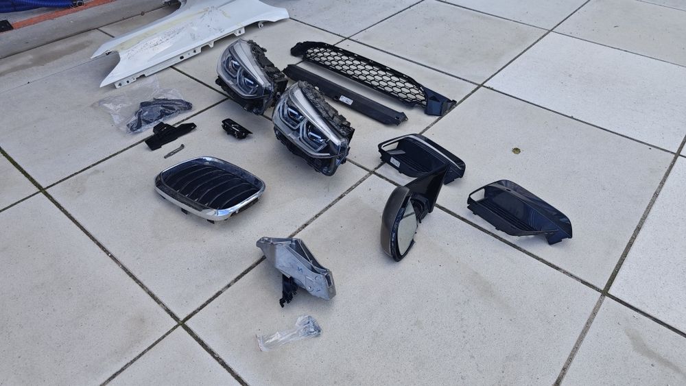 Części BMW X3 G01 2020-2021 r. USA | Drzwi Błotnik Lampy Lusterko Drobnica