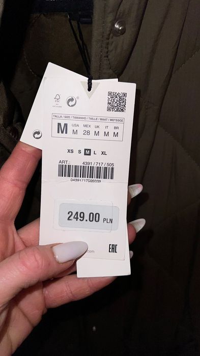 пальто Zara  M більшомірить