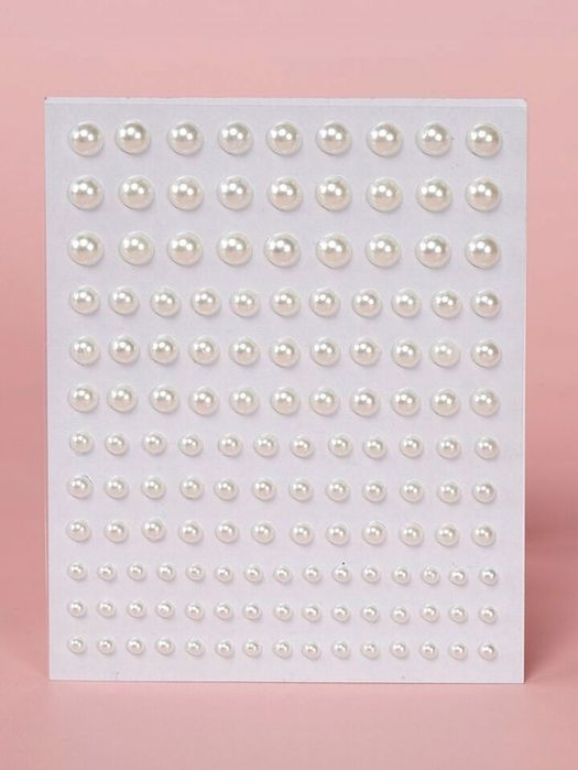 kryształki naklejki twarz perełki perły diamenciki 3d oczy makeup włosy