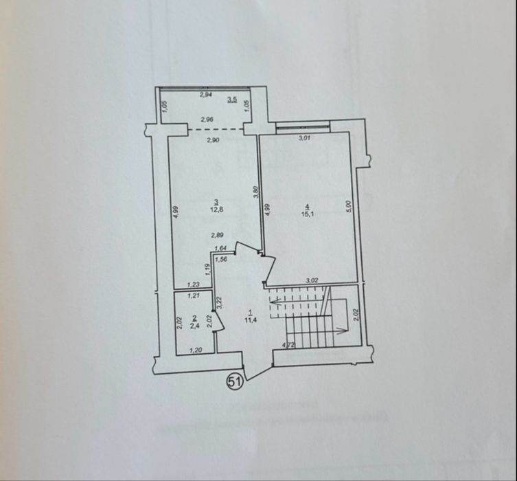 Квартира з терасою у зданому будинку | Вид на гори та річку