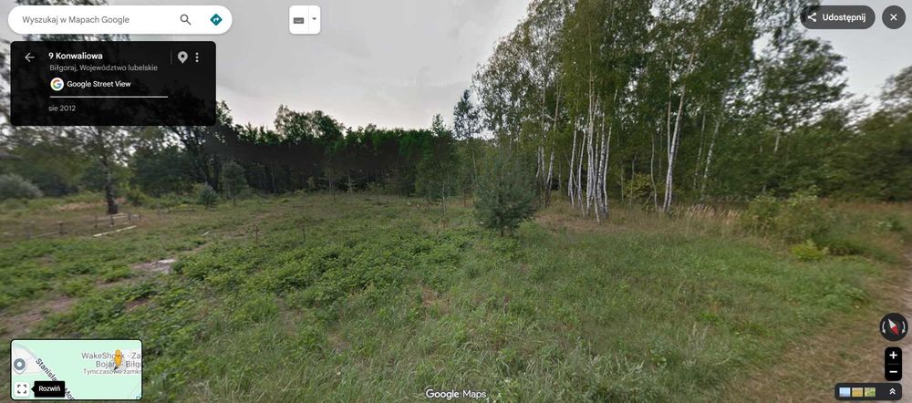 Działka budowlana 4120m2 w Biłgoraju przy zalewie Bojary
