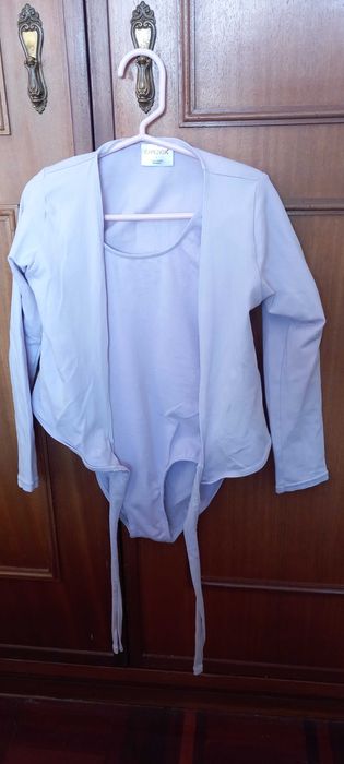 Fato de ballet lilás freed of london tamanho 1 e casaco capezio