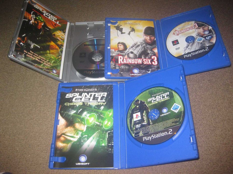 3 PS2 Games from the "Tom Clancy's" Series / Complete!64584889424898122