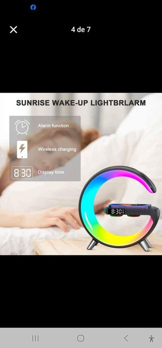 Candeeiro de cabeceira regulável, candeeiro de mesa USB