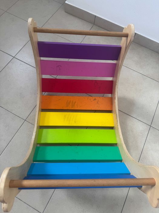 Arco de balanço et escalada arco iris