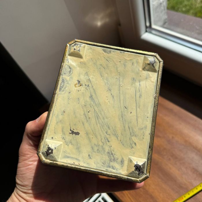 Stara Puszka po kawie Jakobs Art Deco