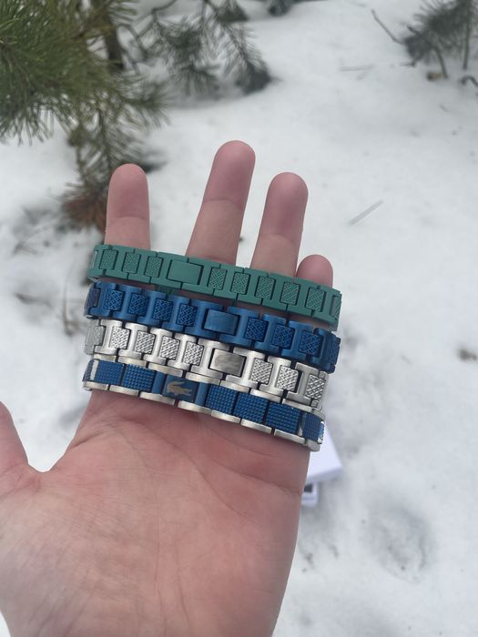 ‼️Акція‼️ Браслет Lacoste/Браслет лакоста/Браслет на руку/Сірий|