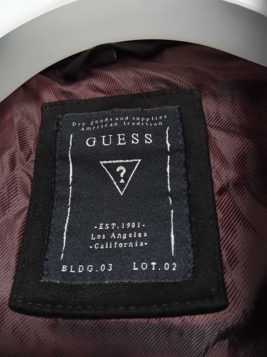 Куртка косуха Guess XS размер велюровая