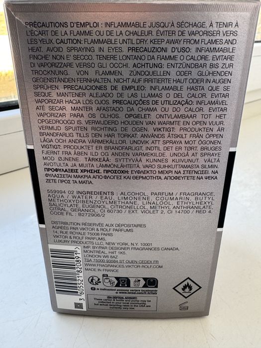 Туалетна вода / парфум Viktor & Rolf Spicebomb 150ml