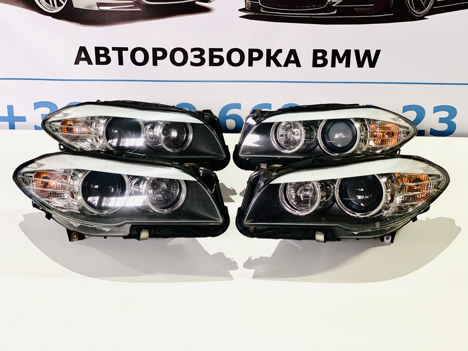 Фари BMW F10 F11 Галоген з Лінзою Фара Права Ліва f10 f11 Дорестайлінг