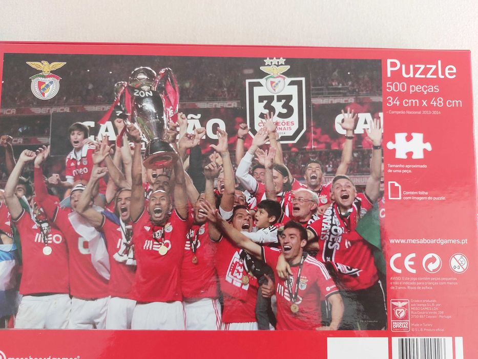 Puzzle Benfica 500 peças - 33 Campeão