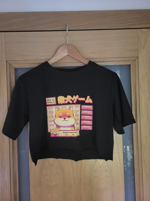 Crop top z nadrukiem