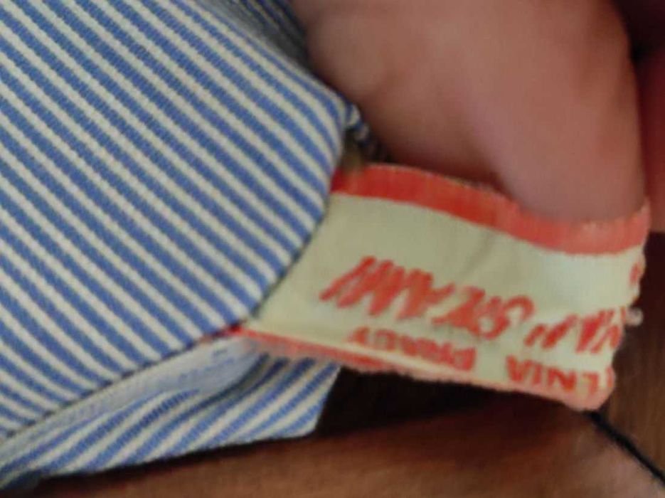 vintage retro żakiet marynarka letni bawełniany unikat narzutka kurtka