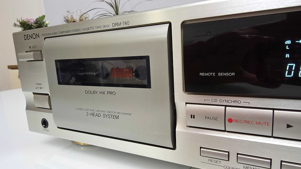 Denon DRM 740 Gold Топовая Кассетная дека