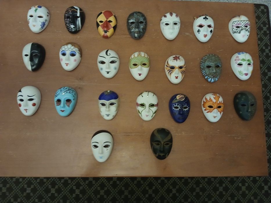 Noites e Faustos em Veneza - Máscaras de coleção