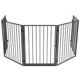 NOVO- Cerca chaminé animal de estimação aço preto