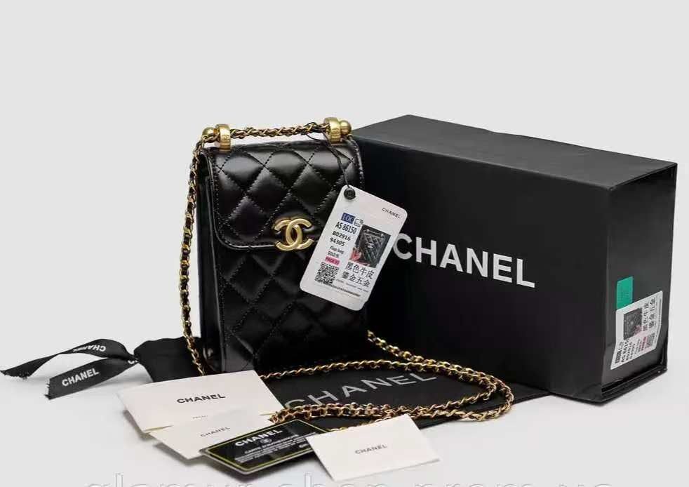 Сумочка міні. Chanel Phone Holder. Жіночий аксесуар.