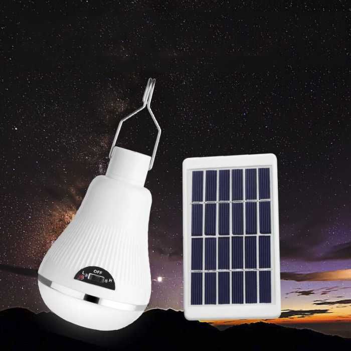 Ліхтар-лампа із сонячною панеллю 10W, 900мАг EP-020