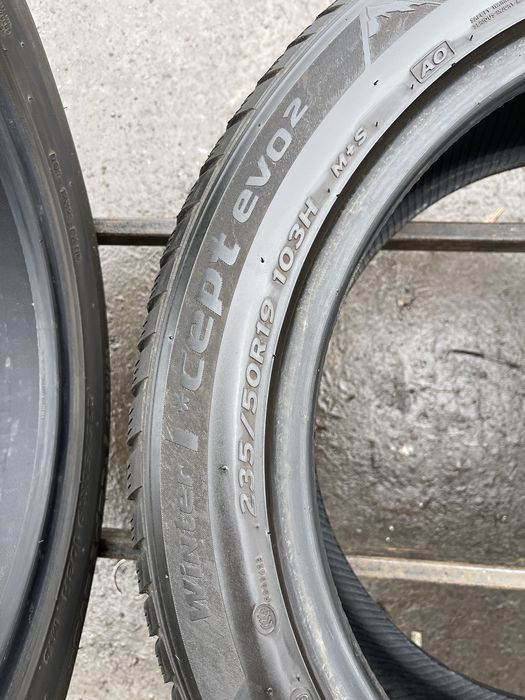 Шини 235/50/19 Hankook Wnter I’cept EVO2 зима 2шт 2020рік