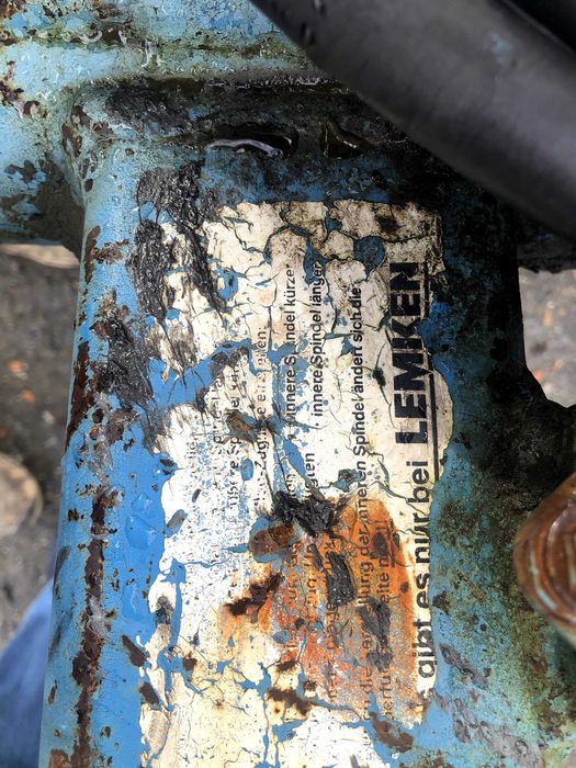 Charrua Lemken de 3 ferros