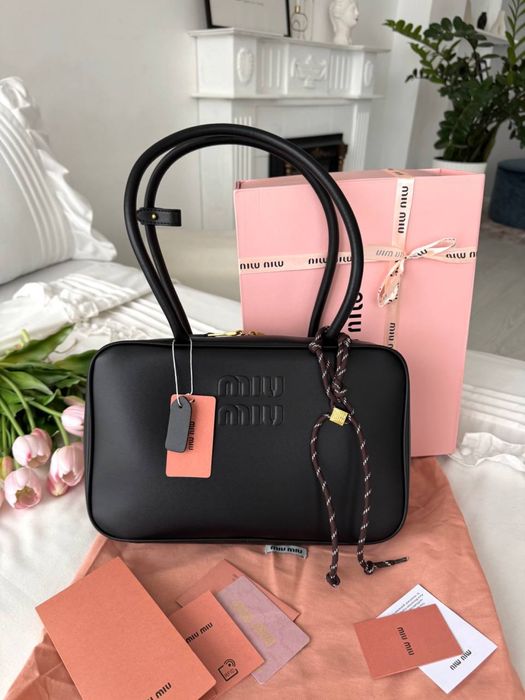 Torba Miu Miu handle black
