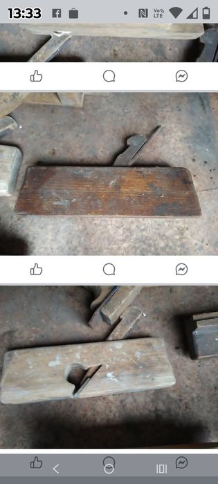 Sprzedam Strug hebel stolarski x5_Retro stare PRL Strugi/heble