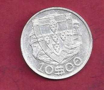 REPUBLICA 10 Escudos  1932  Prata  Bela