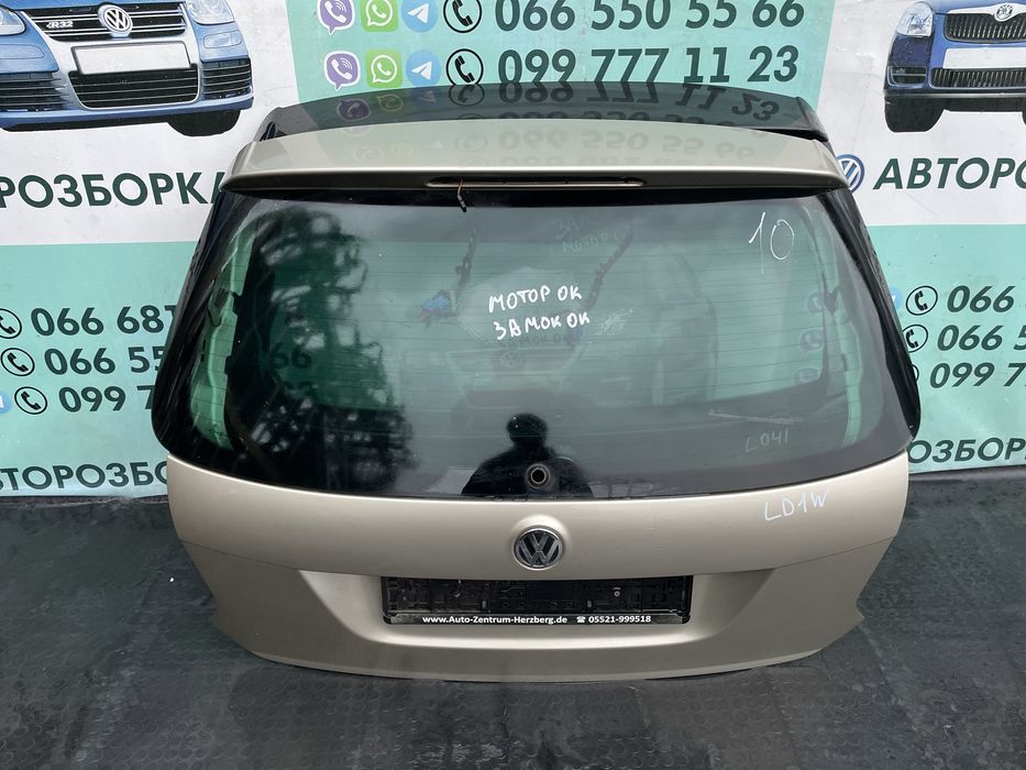 Ляда кришка багажника фольксваген гольф 5 універсал golf5
