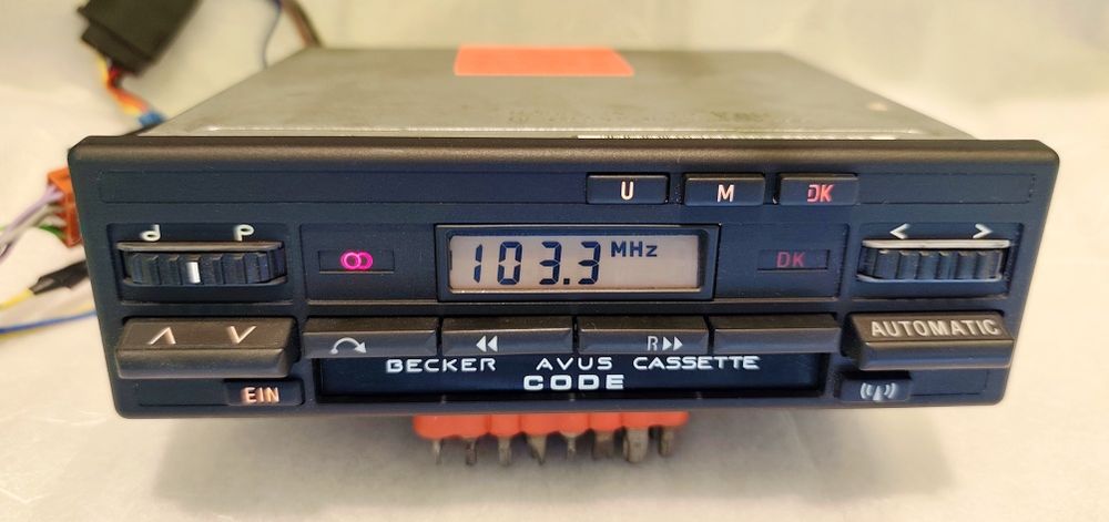 BECKER AVUS CASSETTE Mercedes Stereo Czytaj Opis !