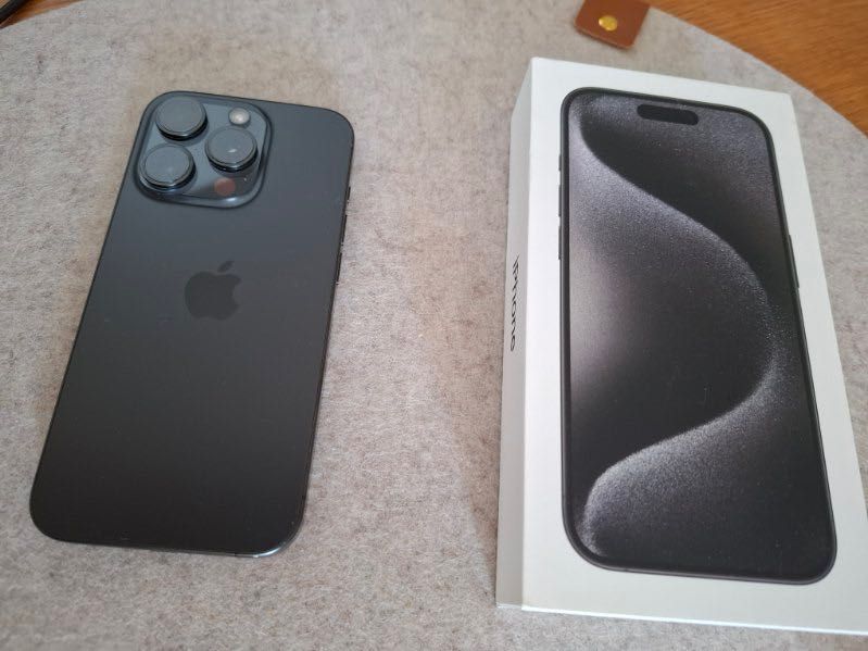 iPhone 15 Pro 128 GB – Black Titanium – 86% baterii