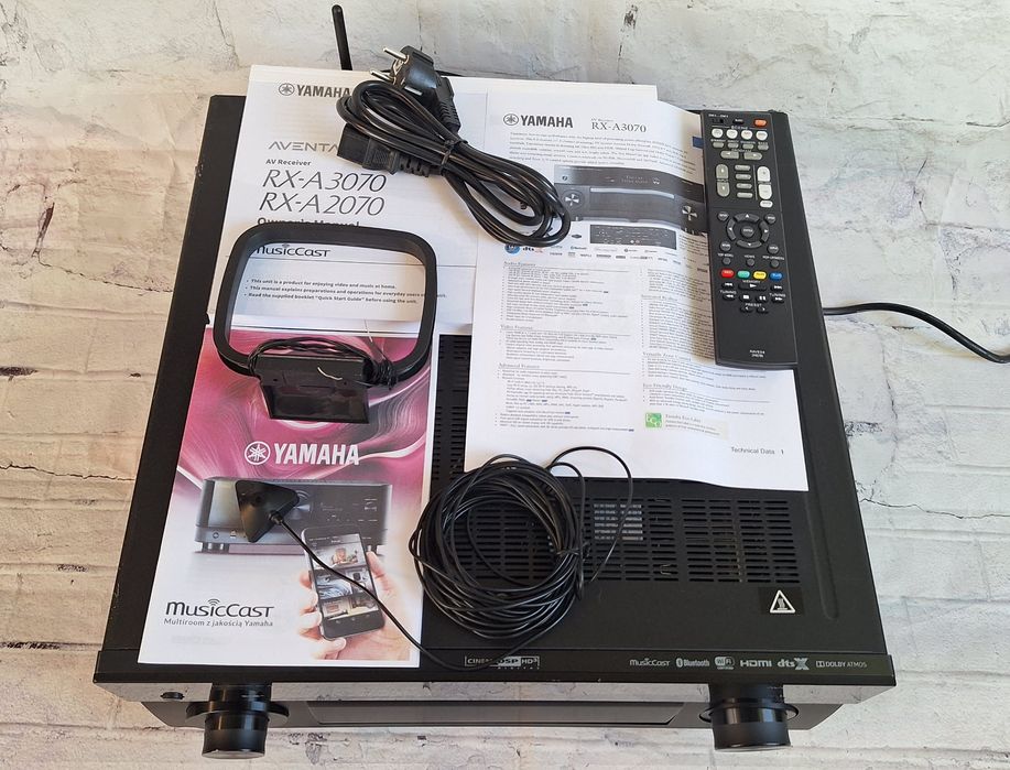 9.2 Yamaha RX-A3070 Wi-fi BT 4k Atmos ARC MusicCast 150W