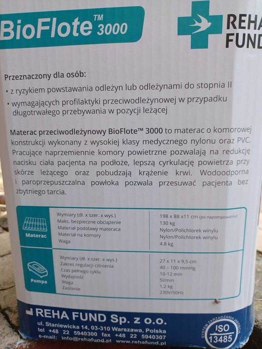 Materac Przeciwodleżynowy