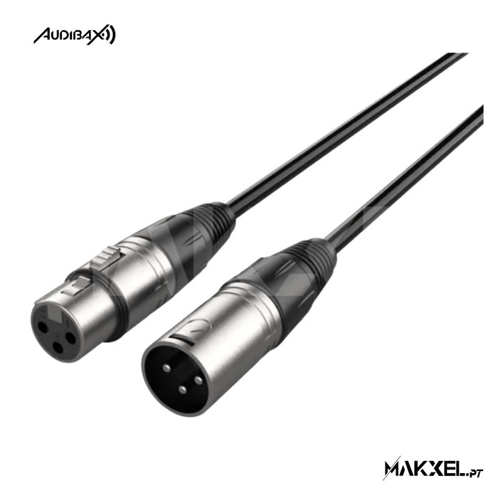 Audibax Silver XLR Cabo Macho - XLR Feminino 15 Metros
