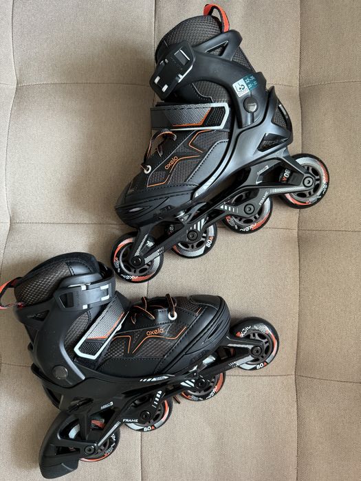 Ролики розсувні Oxelo, розмір 32-35 із комплектом захисту та торбою