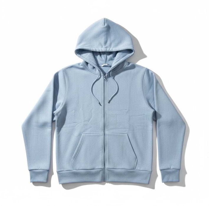 Bluza typu kapturek z suwakiem, bawełna 100% (wzór unisex) ( S )