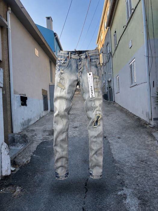 Calcas purple jeans