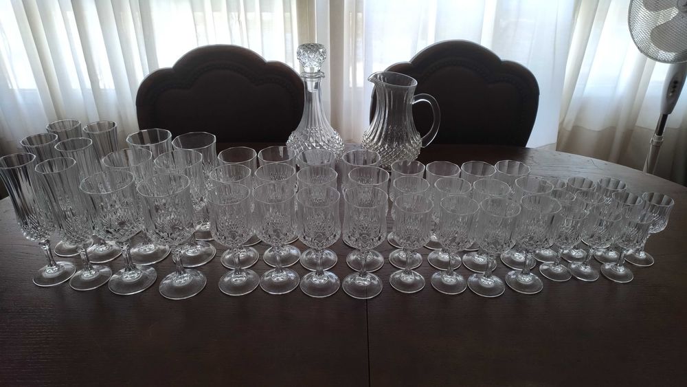 Serviço Copos Cristal
