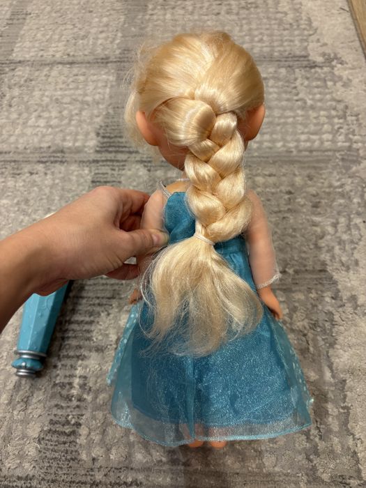 Lalka elsa interaktywna kraina lodu mikrofon śpiewa mam tę moc bdb