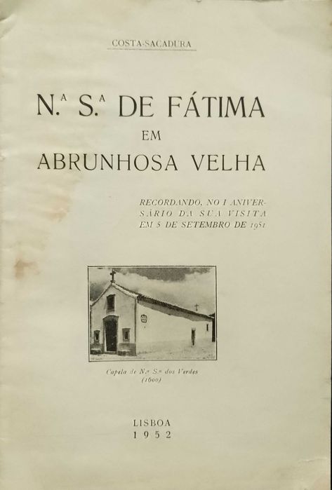 N.ª S.ª de Fátima em Abrunhosa Velha - Costa Sacadura (1952)