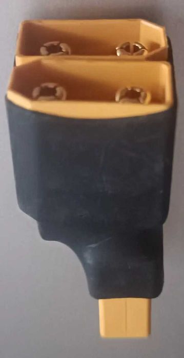 Разъем адаптера Amass XT90 Serial  2M to 1F