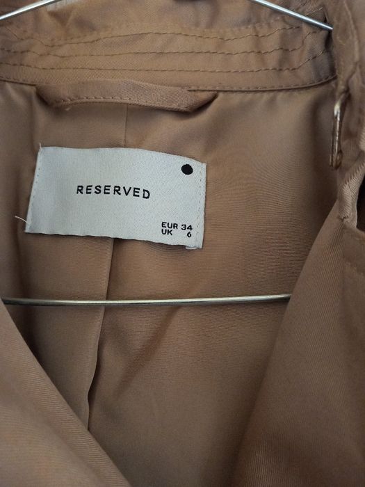Plaszcz trencz Reserved rozmiar 34