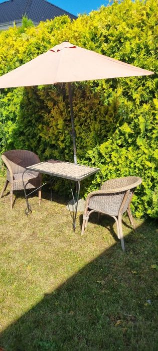 Zestaw ogrodowy  i parasol