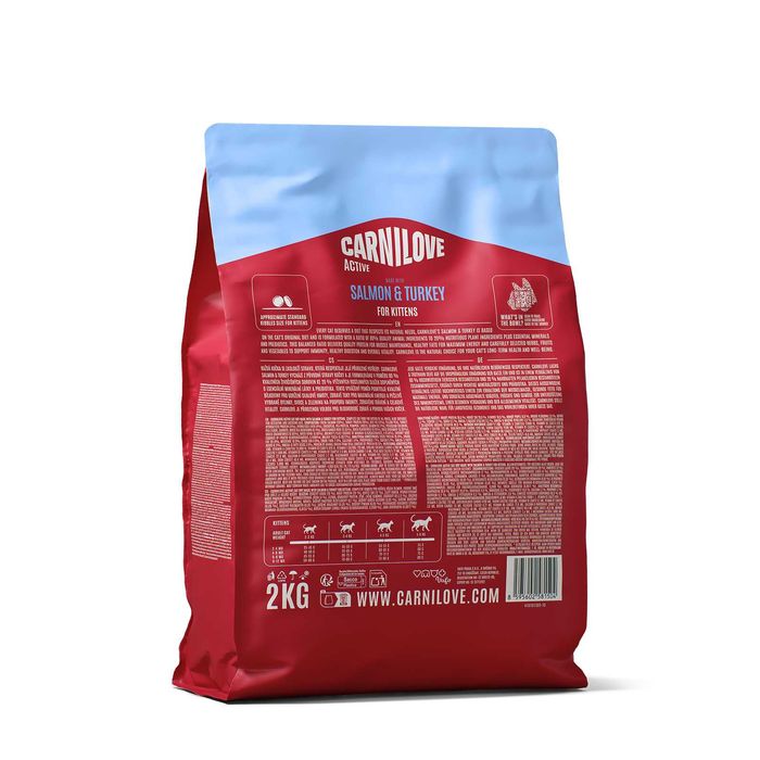 Carnilove Kitten Salmon & Turkey 2кг,6кг лосось индейка корм для котят