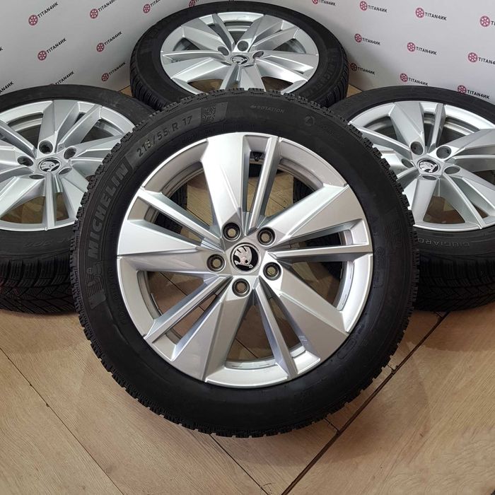 Диск Skoda R17 5x112 Karoq Superb Octavia Yeti VW Passat Jetta Golf Caddy Touran T-Roc Audi A4 A6